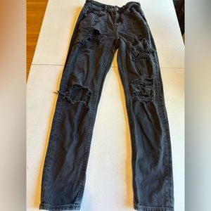 American eagle size 000 mom jeans